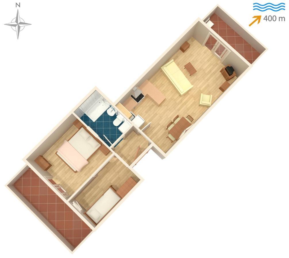 Apartments For Families With Children Zdrelac, Pasman - 8424 Zewnętrze zdjęcie